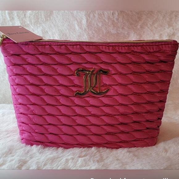 Juicy Couture Handbags - Juicy Couture NWT Makeup Bag very roomy and includes travel container